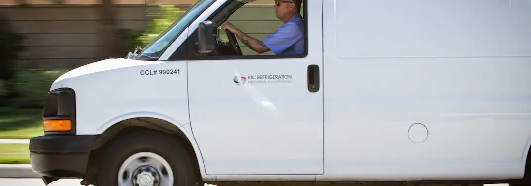 KIC Refrigeration service vehicle serving Cold Spring area
